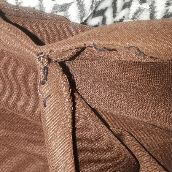 DRESS PLUS SIZE D.P.S. WOMAN PLUS DRESS JUMPER BROWN - Picture 5 of 11